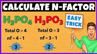 N Factor Calculation  Trick to calculate n factor  How to calculate valency factor [upl. by Archibaldo]