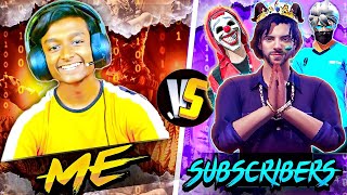 🔥FREE FIRE LIVE🔥PLAYING CUSTOM ROOM 8 HOURS😎WITH KHATARNAK SUBSCRIBERS🤬ON LIVE🎮🎯GARENA FREE FIRE [upl. by Terrye]