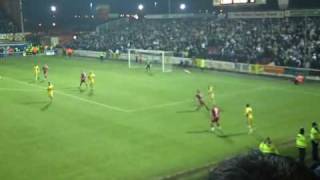 Swindon Town v Leeds Utd January 2010 part 1 [upl. by Ahsilem]