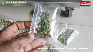 Spices sachet packing machine Cardamon amp pepper Packing machine 2 to 100gms small machine low price [upl. by Rossing]