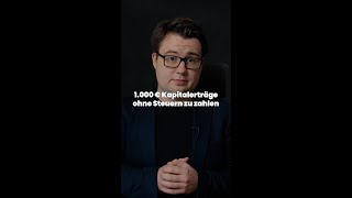 Mehr Kapitalerträge steuerfrei Erhöhung des SparerPauschbetrags auf 1000 € geplant shorts [upl. by Sunda773]