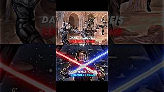 Darth plagueis Vs Knightfall vader starwars vs 1v1 shorts ahsokaseries edit [upl. by Nolyarb]