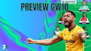 FPL TIPS GW10 MO SALAH KEMBALI HAALAND GIMANA [upl. by Corabella]