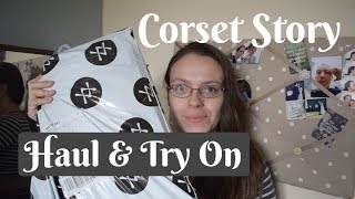 Corset Story Haul And Try On [upl. by Nappy]