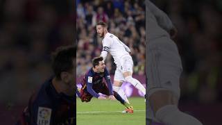 MESSI Vs RAMOS  Fighting Moments 🥶🔥 shorts football worldcup [upl. by Klinges]