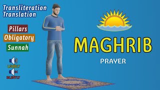 How to Pray Maghrib step by step subtitle ENAR [upl. by Dehsar]