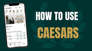 How to Use Caesars Sportsbook  Sports Betting Tutorial [upl. by Tallie]