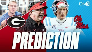 Georgia Bulldogs vs Ole Miss Rebels PREDICTION amp Preview  Kirby Smart vs Lane Kiffin In SEC Clash [upl. by Derfiniw194]