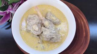 Kashmiri Aab Gosht Dodhe Maaz  Kashmiri Milk Mutton Curry  Kashmiri Wazwaan  Kashmiri Zaika [upl. by Sedgewake]