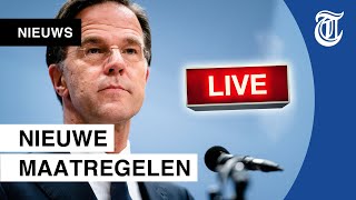 KIJK TERUG Rutte De Jonge en Van Dissel kondigen nieuwe maatregelen aan [upl. by Bala]