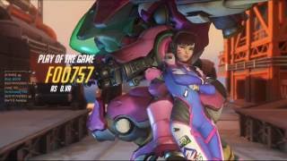 overwatch  arcade mode  overtime x2  victory  1080 HD [upl. by Meriel298]