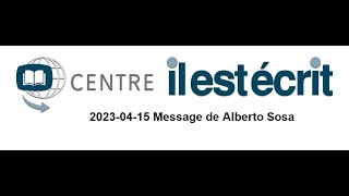 20230415 Message de Heather Crews Alberto Sosa message seul [upl. by Enitsahc]