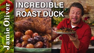 Incredible Roast Duck  Jamie Oliver [upl. by Rehpotsrhc587]