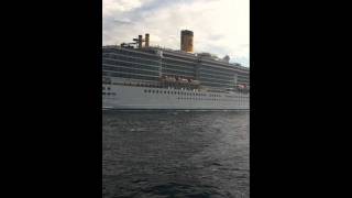 Follia Costa Crociere Concordia ad Ischia video2 [upl. by Selia]