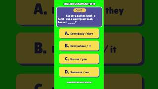 Advanced English Grammar Test  TEST 1 englishgrammar quiz toefl ielts [upl. by Atsok]