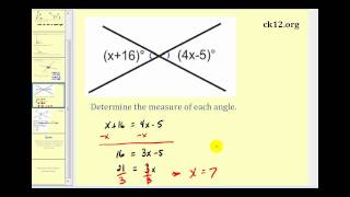 Complementary Supplementary and Vertical Angles [upl. by Ihtak]