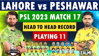 Peshawar Zalmi vs Lahore Qalandars PSL 2024 Match Details  Playing 11  Head to Head Record [upl. by Grados]