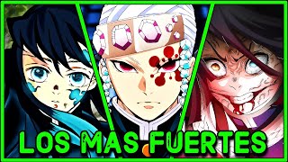 ¡LOS 9 PILARES DEL MÁS DÉBIL AL MÁS FUERTE en Kimetsu No Yaiba [upl. by Leatrice]