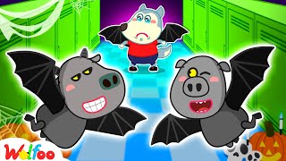 How To Become A Vampire  Wolfoo Lost in Vampire School on Halloween Night 🤩 Wolfoo Kids Cartoon [upl. by Balcke]