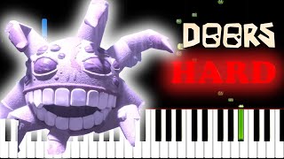 Doors Floor 2  The Mines  Ending Theme  Piano Tutorial [upl. by Dlorad402]