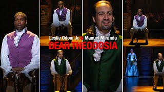 Dear Theodosia  Leslie Odom Jr amp LinManuel Miranda Vertical Split Screen vers Hamilton Musical [upl. by Egiedan]