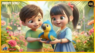 Parrot Song For Kids  Artful Animations [upl. by Lach]