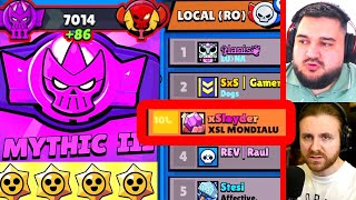 Primul Youtuber ce AJUNGE TOP 99 ROMANIA RANKED pe Brawl Stars [upl. by Darnoc]