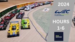 WEC 24h Daytona  Hours 16  2024 PaperCup WEC Stop Motion Season [upl. by Nowahs773]