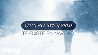 Grupo Bryndis  Te Fuiste En Navidad Lyric Video [upl. by Saxela]