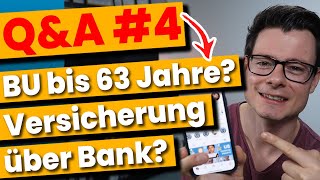 Strukturvertriebe Versicherungen über Bank abschließen Versicherungsapps  VersicherungsQampA 4 [upl. by Sparke20]