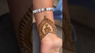 Stylish Simple Hand Mehendi Design shorts youtube ytshorts viralshorts mehndi mehndidesign [upl. by Hakim]