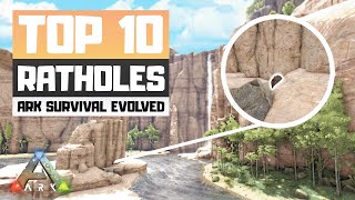 TOP 10 Hidden RATHOLES In ARK Survival Evolved [upl. by Yardna173]