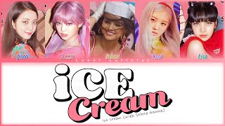 BLACKPINK  Ice Cream  Color Coded Lyrics [upl. by Carmen758]