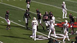 Belleville High School Quarter Back 19 Bryce Underwood 1st down run for 20 yards [upl. by Areem156]