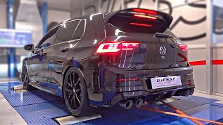 2022 VW Golf 8 R 400HP feat Akrapovic OPF Delete Exhaust  Eventuri Intake  DYNO  Soundcheck [upl. by Fassold]