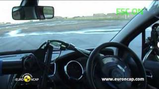 Euro NCAP  Peugeot 3008  2009  ESC test [upl. by Wunder580]