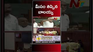 మీసం తిప్పిన బాలయ్య  Ambati Rambabu vs Balakrishna In Assembly  Ntv [upl. by Dahs]