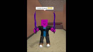 He DID NOT Like Ksi’s New Song 😭 roblox mm2 murdermystery2 memes funny shorts [upl. by Donovan]