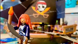 NEW Playmobil Large Pirate Ship 71530 Review  Lots of Cool Features sponsored [upl. by Ihcehcu512]