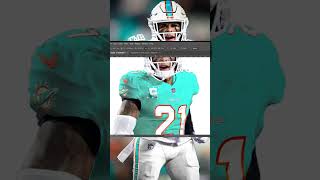 Jordan Poyer 🔁 Dolphins nfl madden football shorts jerseyswap ncaafootball photoshop fyp [upl. by Ailaza218]