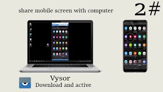 كيفية تحميل وتفعيل برنامج Vysor لمشاركة شاشة الهاتف على الكمبيوتر والتحكم الكامل بالهاتف لاسلكياً [upl. by Nicolea]