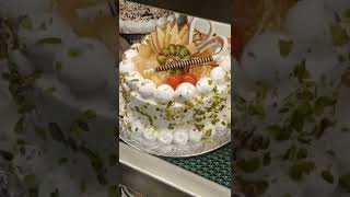 pista cake recipe  new fresh fruit pistachio cake  shorts egglesscake cakerecipes egglesscake [upl. by Carlock844]