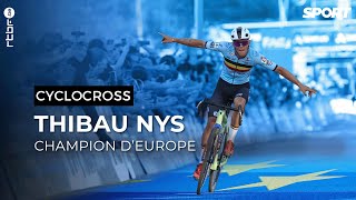 Thibau Nys champion dEurope de Cyclocross [upl. by Pascia223]