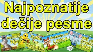 Najpoznatije dečije pesme  MIX najpoznatijih pesama za decu  Razbole se lisica  Zakleo se bumbar [upl. by Solegnave210]