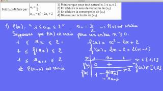 8 limite dune suite définie par récurrence [upl. by Dowlen460]