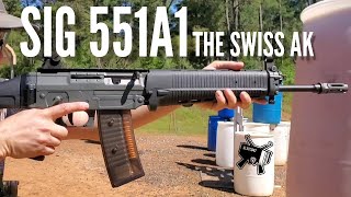 SIG 551 A1 The Swiss AK47 [upl. by Kuebbing511]