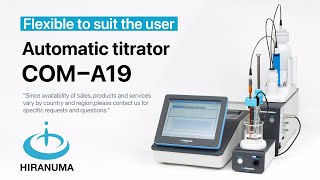 HIRANUMA Automatic Titrator COMA19 [upl. by Musihc]