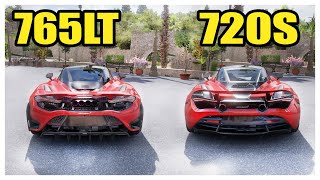 Forza Horizon 5 Mclaren 765LT Vs 720s which one is Better [upl. by Burkitt459]