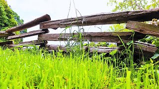 Split rail CEDAR fence EASY [upl. by Rebeh549]