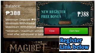 FREE 388PHP NEW REGISTER MAGIBET ONLINE CASINO FAST CASH INOUT REGISTER BELOW gcash casino [upl. by Darahs]